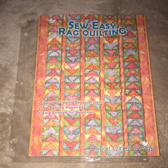 Sew Easy Rag Quilting 2002 four corners designs in plastic sleeve 💕 - Picture 1 of 4